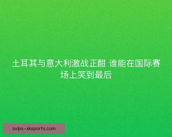 土耳其与意大利激战正酣 谁能在国际赛场上笑到最后